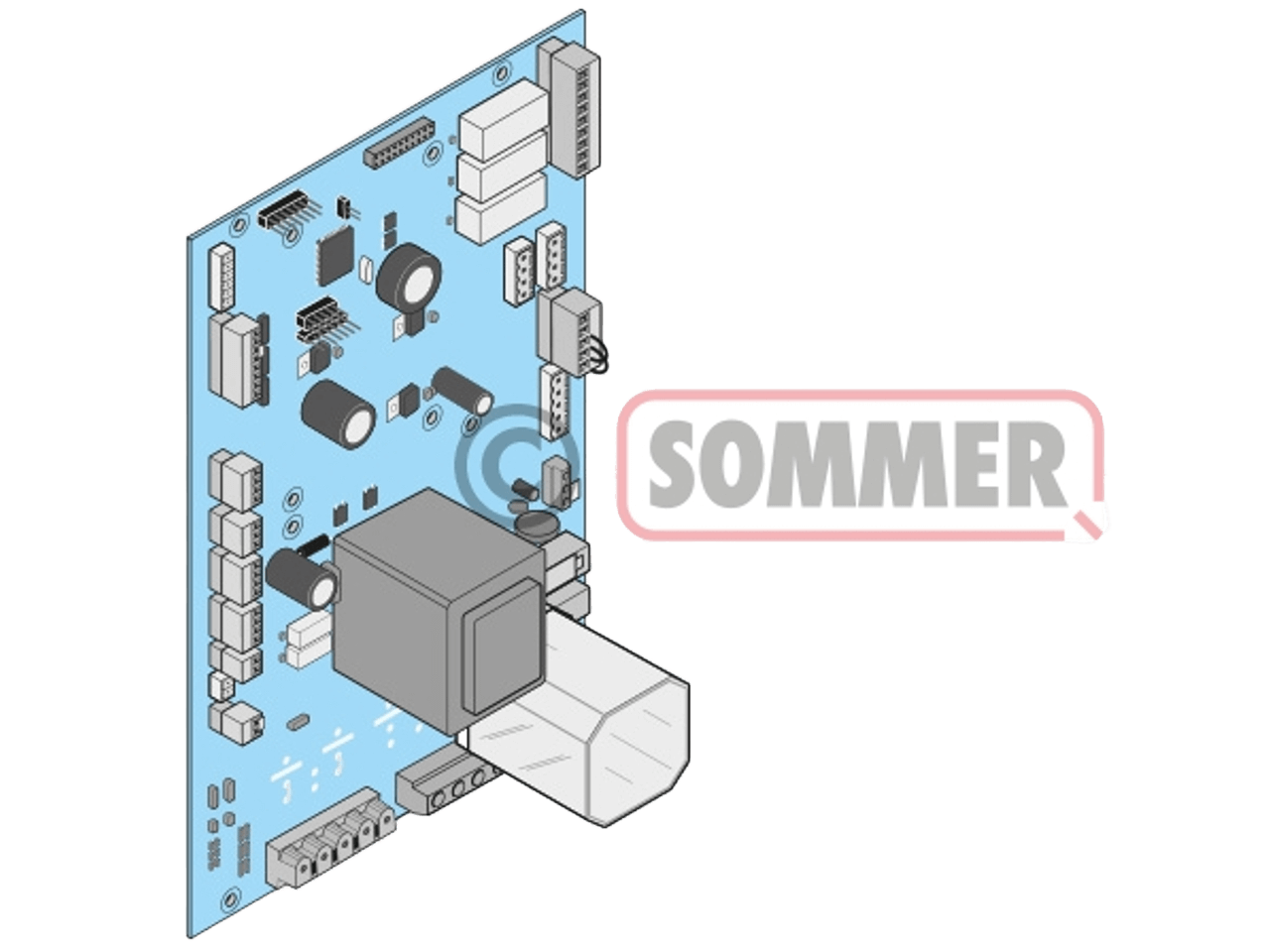 Sommer Replacement PCB GIGAcontrol A R1 old Version until 2017