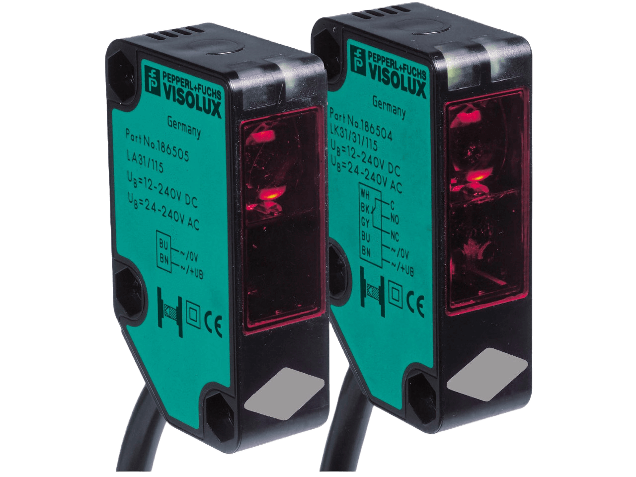 Pepperl + Fuchs Through Beam Photo Eye LA31/LK31/25/31/115 SET2 Range 30m