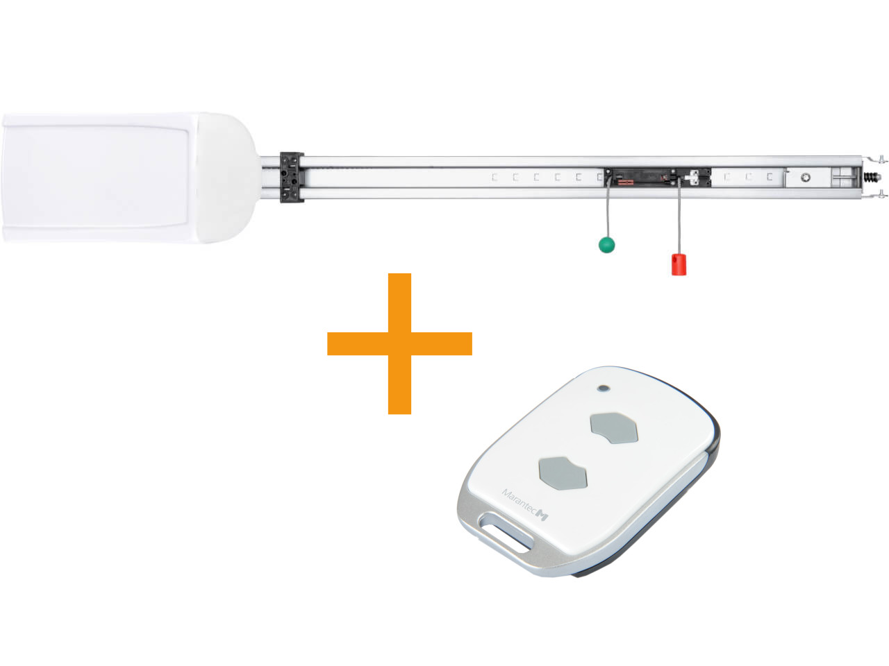 Marantec Comfort 260 speed bi-linked Garage door opener with guide rail