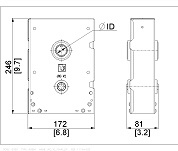 Canimex Torque Force TF Sectional Door Chain Hoist 1in Shaft 126689 JRG V2