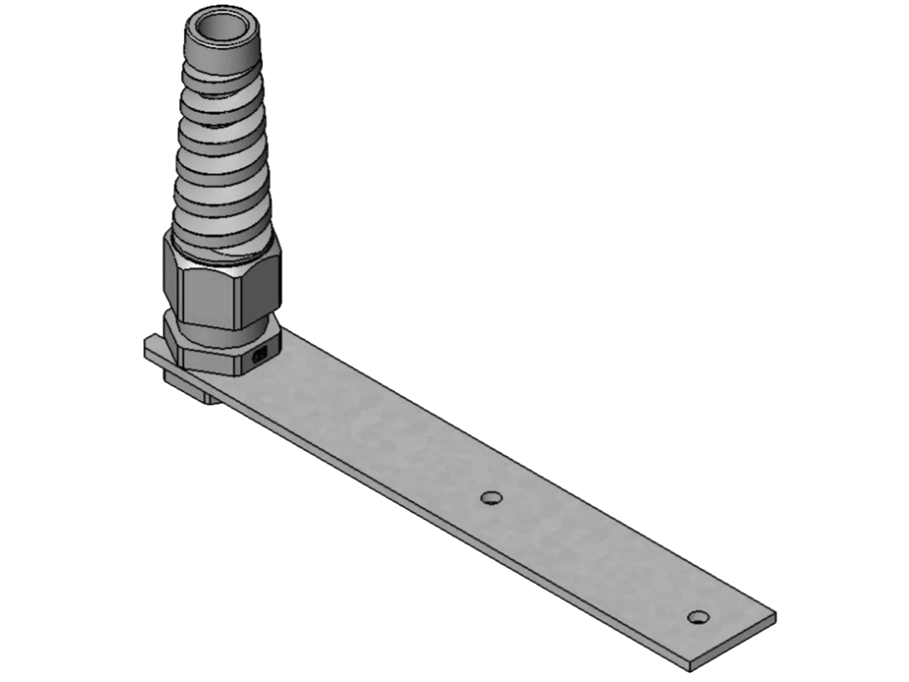 Straight Bracket for Coil Cords