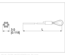 Cable Diameter 3,0mm Length 7m