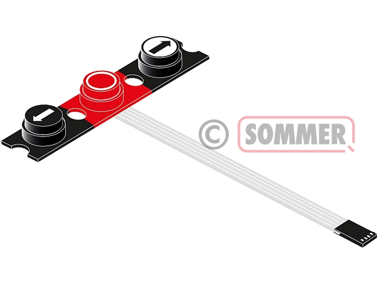 Sommer Replacement Part Push-Button GIGAcontrol