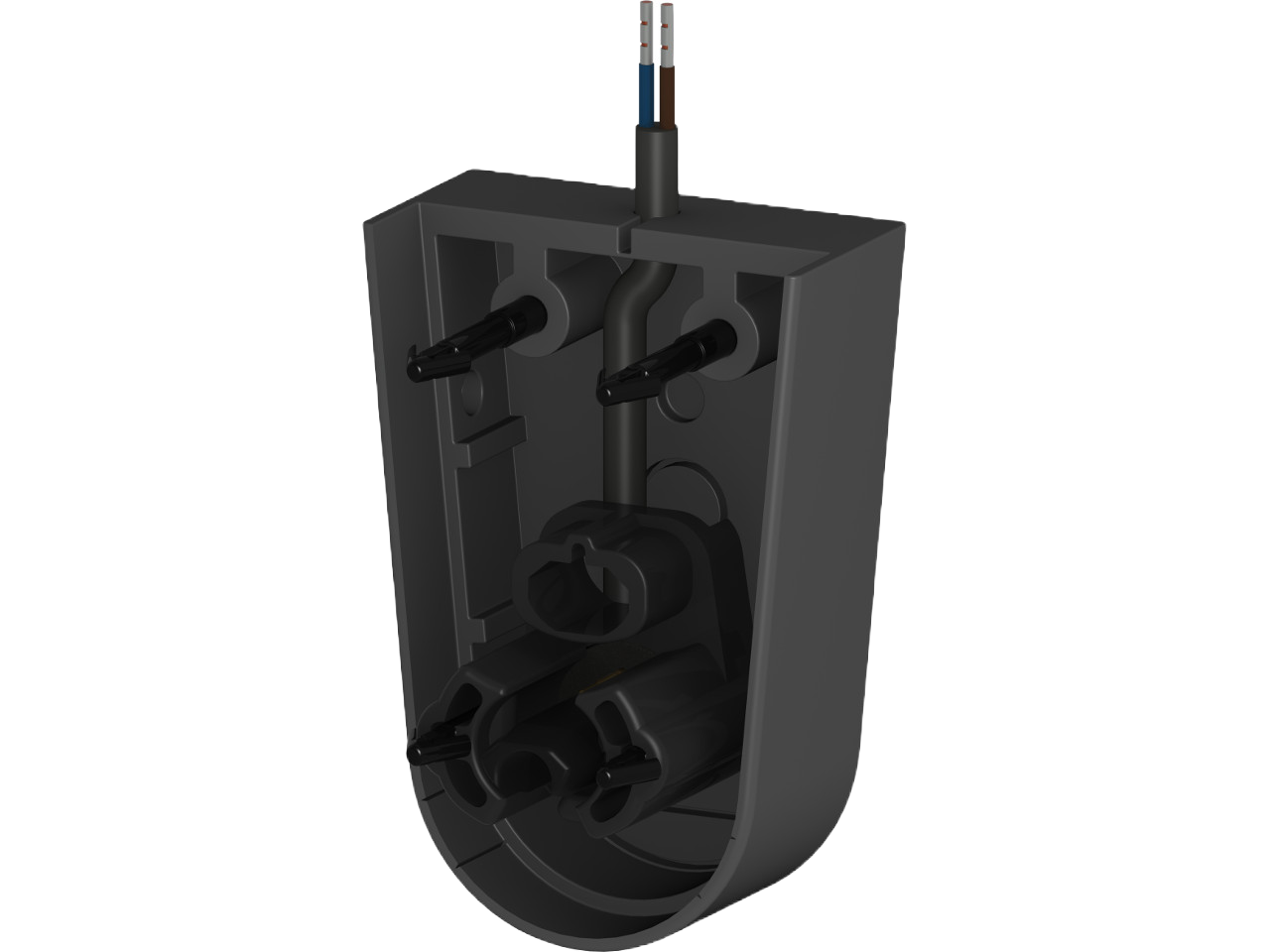 ASO Safety End Cap Set KS 4 L2.5m 35.55 Cable Length 2,5m