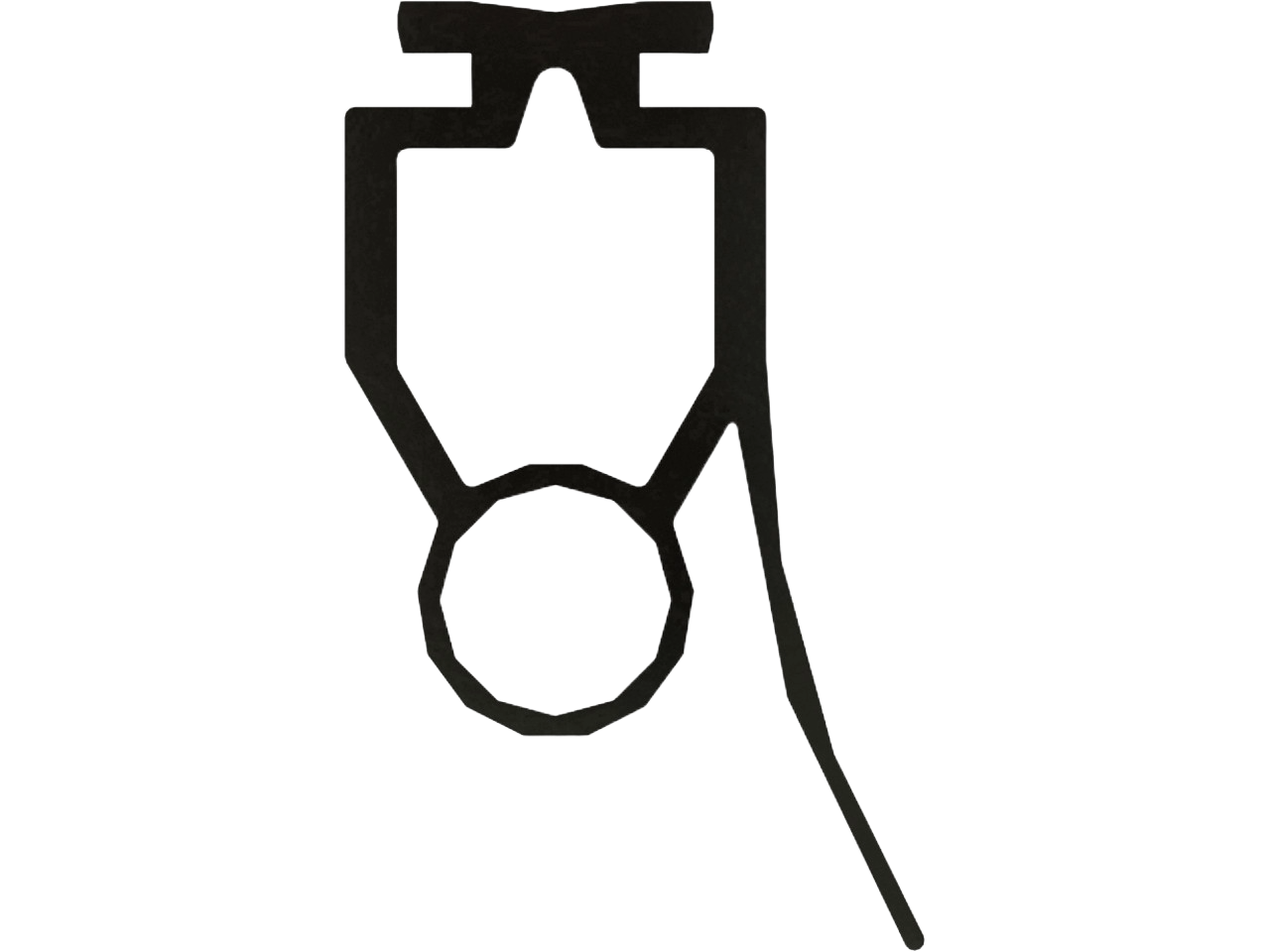 FRABA VITECTOR OSE-P 20 40 01 Rubber Profile 1-sided Sealing Lip 10m Coil