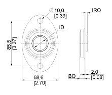 Bearing Assembly with 1in Bearing