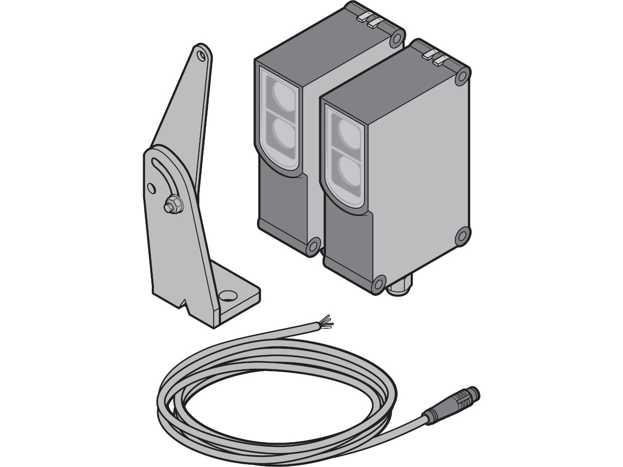 Hormann Light barrier WS / WE27-2F450 heatable