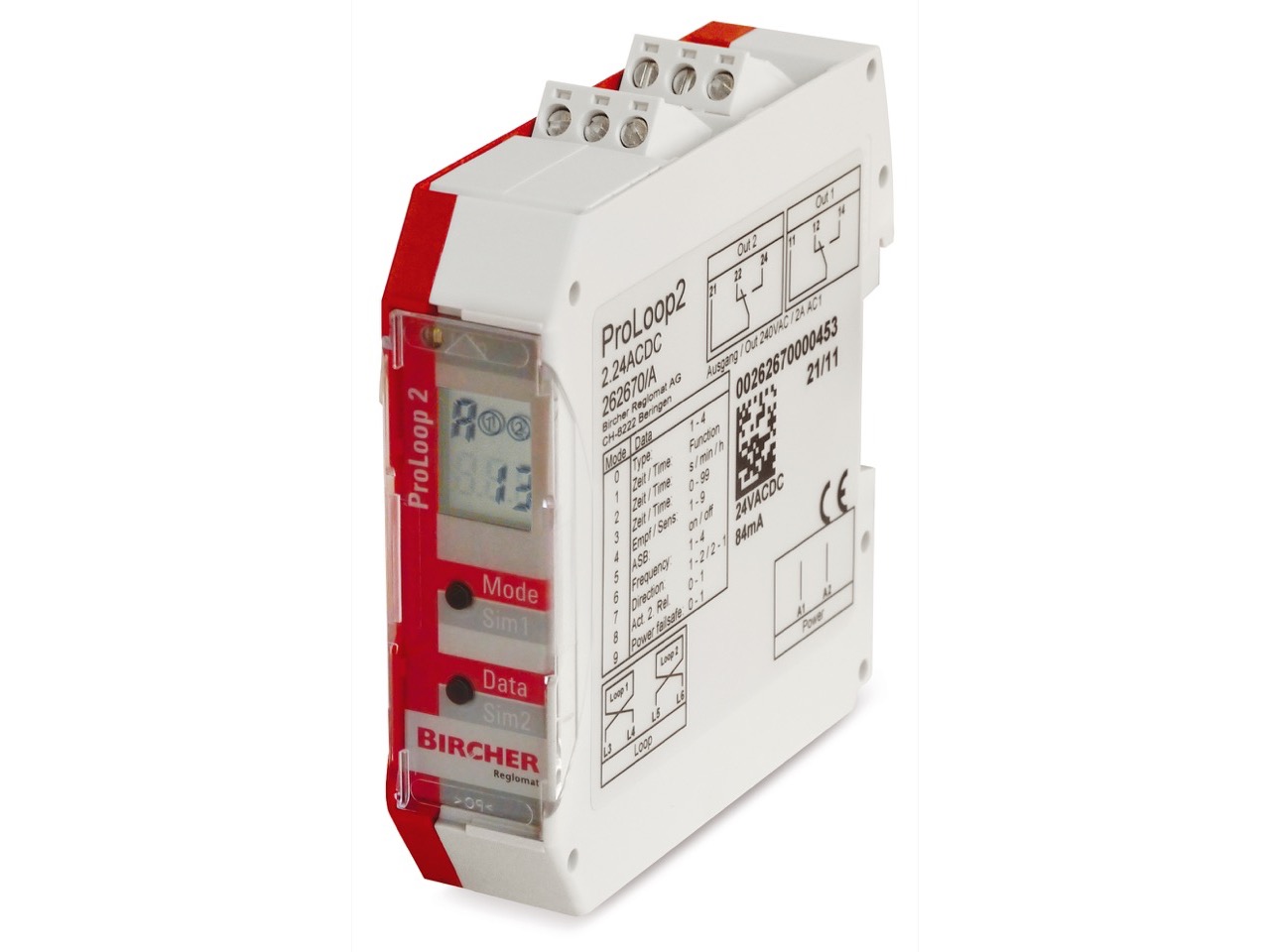 Bircher ProLoop2 1.LVAC Loop Detector 1 Channel 230V AC
