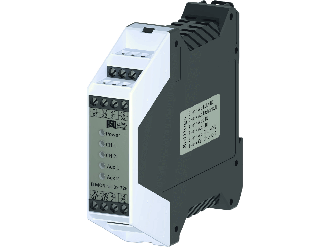 ASO Safety ELMON relay 39-726 Control Unit