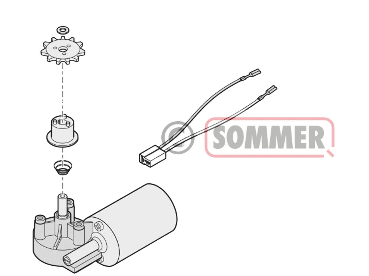 Sommer Replacement Motor marathon 550 SL